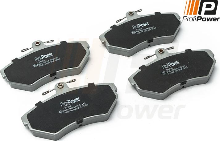 ProfiPower 1B1038 - Brake Pad Set, disc brake onlydrive.pro