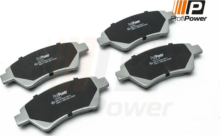 ProfiPower 1B1029 - Brake Pad Set, disc brake onlydrive.pro