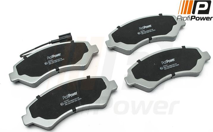 ProfiPower 1B1021 - Brake Pad Set, disc brake onlydrive.pro