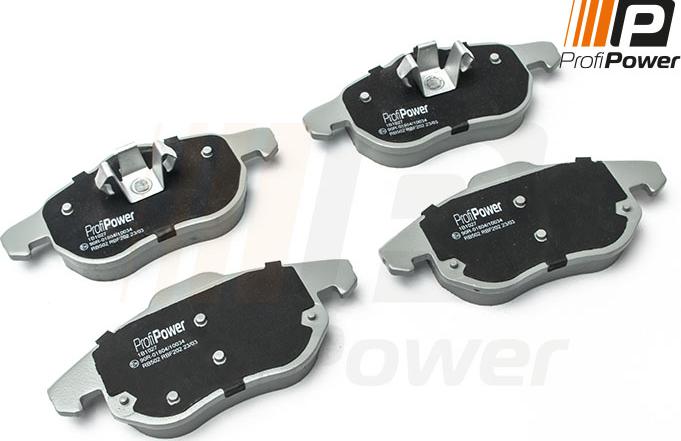 ProfiPower 1B1027 - Brake Pad Set, disc brake onlydrive.pro