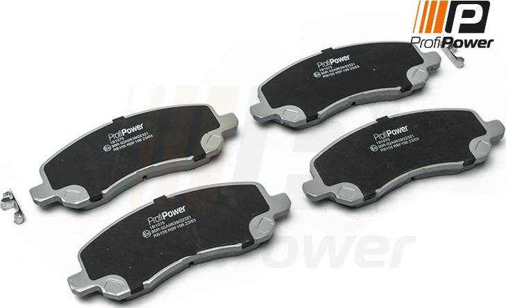 ProfiPower 1B1075 - Brake Pad Set, disc brake onlydrive.pro
