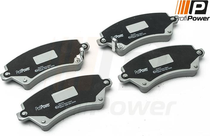 ProfiPower 1B1070 - Brake Pad Set, disc brake onlydrive.pro