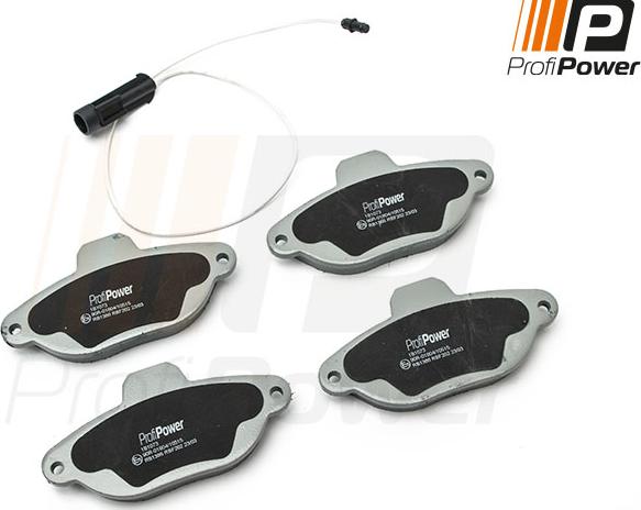 ProfiPower 1B1073 - Brake Pad Set, disc brake onlydrive.pro