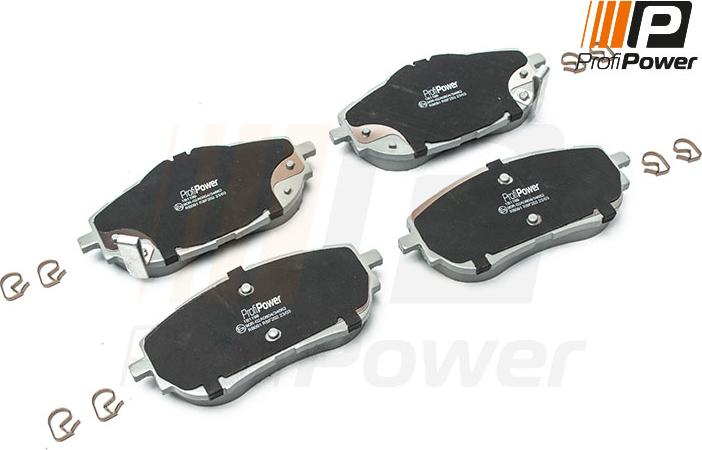 ProfiPower 1B1199 - Brake Pad Set, disc brake onlydrive.pro