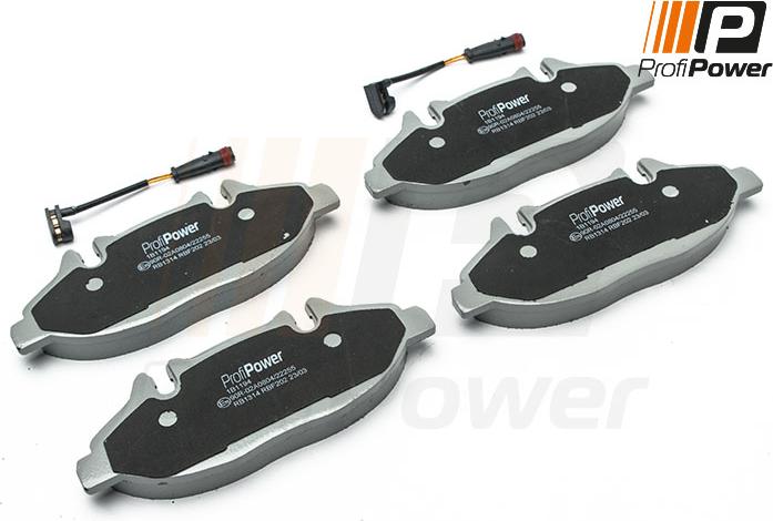 ProfiPower 1B1194 - Brake Pad Set, disc brake onlydrive.pro