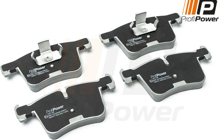 ProfiPower 1B1195 - Brake Pad Set, disc brake onlydrive.pro