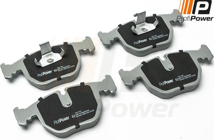 ProfiPower 1B1149 - Brake Pad Set, disc brake onlydrive.pro