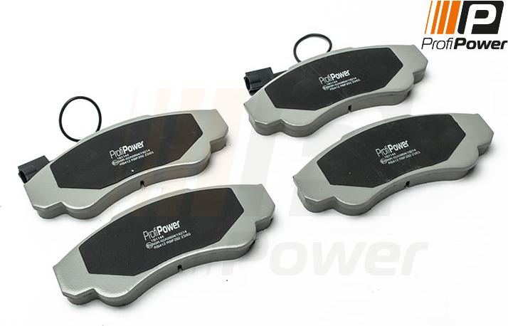 ProfiPower 1B1144 - Brake Pad Set, disc brake onlydrive.pro