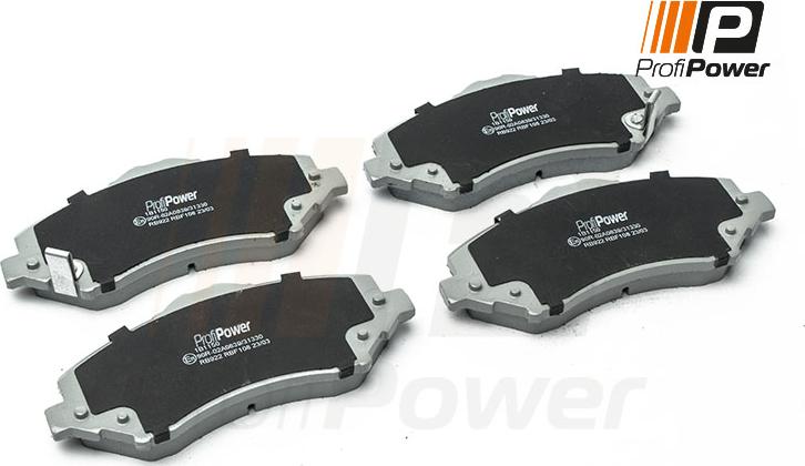 ProfiPower 1B1150 - Brake Pad Set, disc brake onlydrive.pro