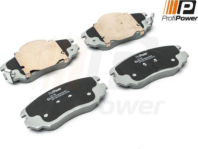 ProfiPower 1B1166 - Brake Pad Set, disc brake onlydrive.pro