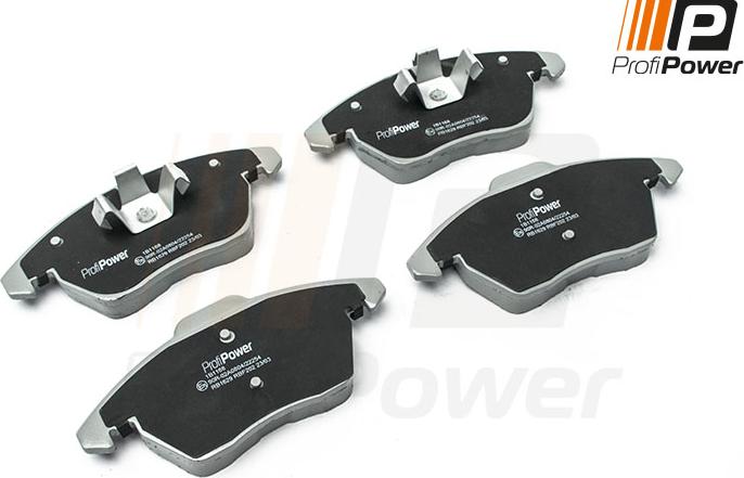 ProfiPower 1B1168 - Brake Pad Set, disc brake onlydrive.pro