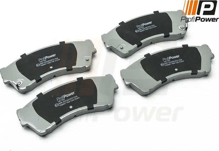 ProfiPower 1B1162 - Brake Pad Set, disc brake onlydrive.pro