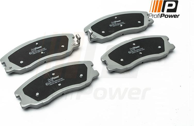 ProfiPower 1B1109 - Brake Pad Set, disc brake onlydrive.pro