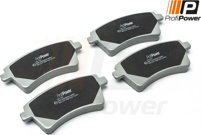 ProfiPower 1B1104 - Brake Pad Set, disc brake onlydrive.pro