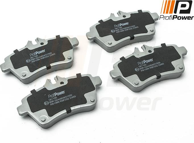 ProfiPower 1B1100 - Brake Pad Set, disc brake onlydrive.pro