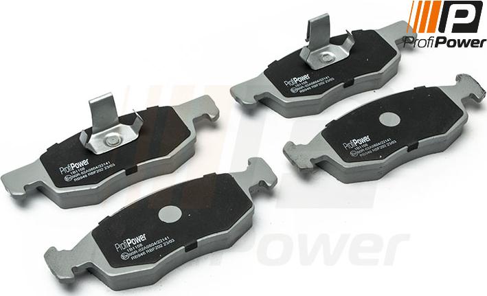 ProfiPower 1B1108 - Brake Pad Set, disc brake onlydrive.pro