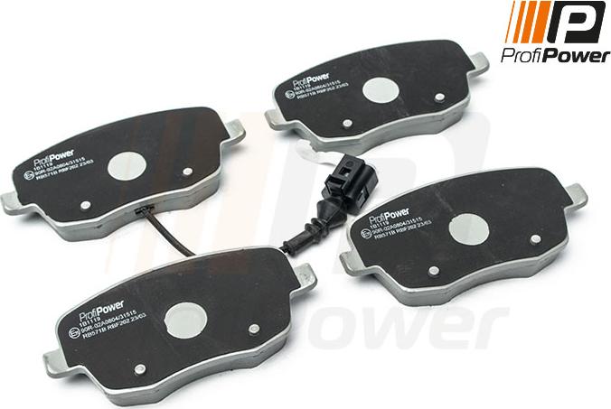 ProfiPower 1B1119 - Brake Pad Set, disc brake onlydrive.pro