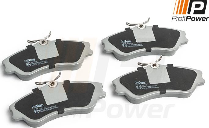 ProfiPower 1B1118 - Brake Pad Set, disc brake onlydrive.pro