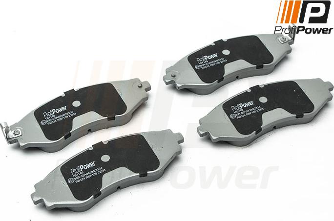 ProfiPower 1B1189 - Brake Pad Set, disc brake onlydrive.pro