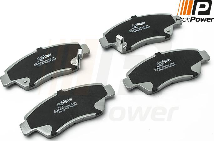 ProfiPower 1B1184 - Brake Pad Set, disc brake onlydrive.pro