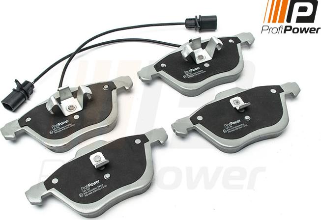 ProfiPower 1B1185 - Brake Pad Set, disc brake onlydrive.pro