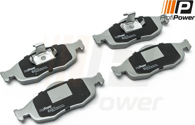 ProfiPower 1B1183 - Brake Pad Set, disc brake onlydrive.pro