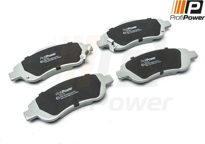 ProfiPower 1B1182 - Brake Pad Set, disc brake onlydrive.pro