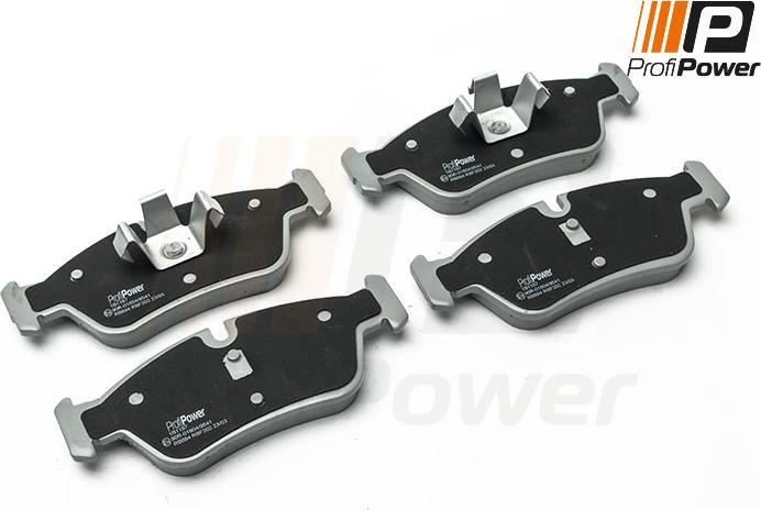 ProfiPower 1B1187 - Brake Pad Set, disc brake onlydrive.pro