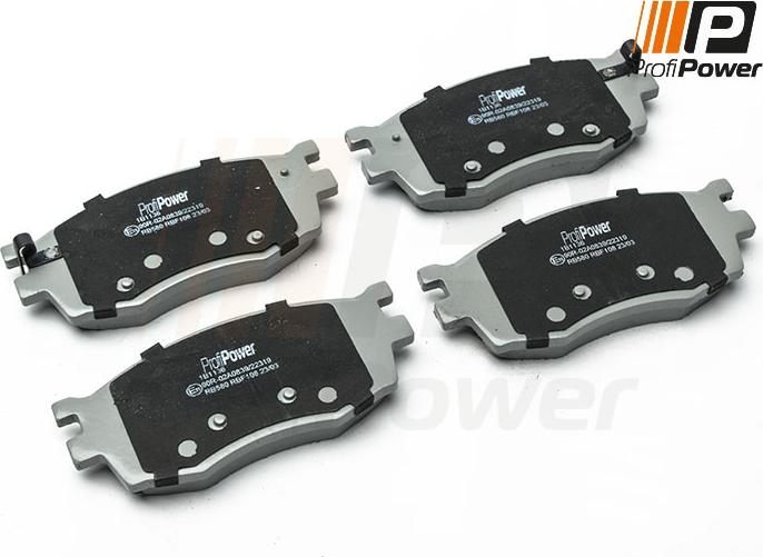 ProfiPower 1B1136 - Brake Pad Set, disc brake onlydrive.pro