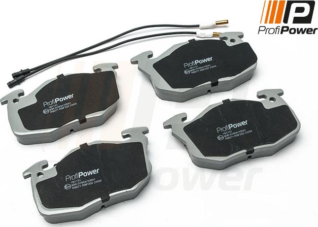 ProfiPower 1B1131 - Stabdžių trinkelių rinkinys, diskinis stabdys onlydrive.pro