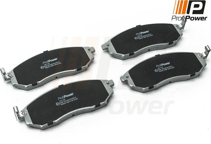 ProfiPower 1B1129 - Brake Pad Set, disc brake onlydrive.pro