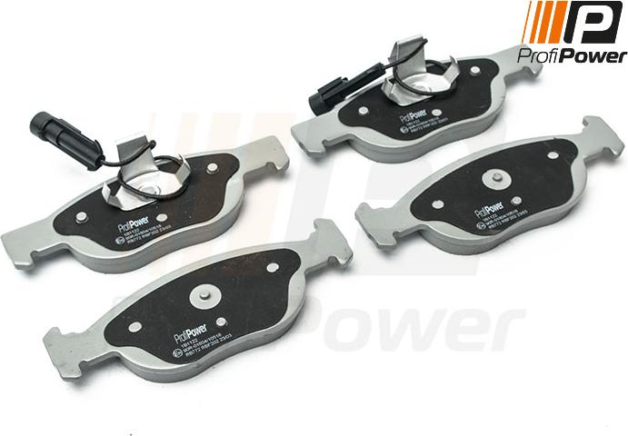 ProfiPower 1B1122 - Brake Pad Set, disc brake onlydrive.pro