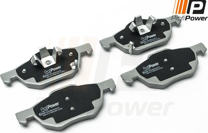 ProfiPower 1B1176 - Brake Pad Set, disc brake onlydrive.pro