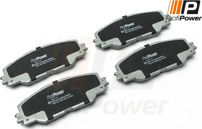 ProfiPower 1B1171 - Brake Pad Set, disc brake onlydrive.pro