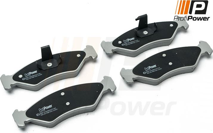 ProfiPower 1B1172 - Brake Pad Set, disc brake onlydrive.pro