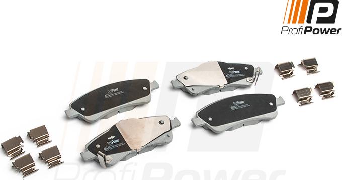 ProfiPower 1B1177 - Brake Pad Set, disc brake onlydrive.pro