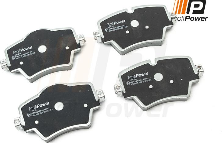 ProfiPower 1B1204 - Brake Pad Set, disc brake onlydrive.pro