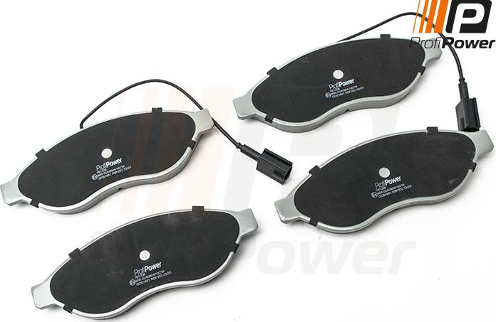 ProfiPower 1B1206 - Brake Pad Set, disc brake onlydrive.pro