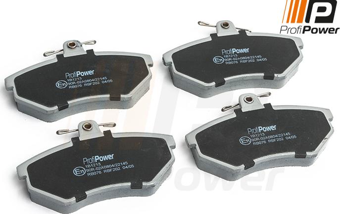 ProfiPower 1B1213 - Brake Pad Set, disc brake onlydrive.pro