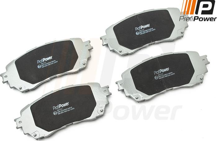 ProfiPower 1B1212 - Brake Pad Set, disc brake onlydrive.pro