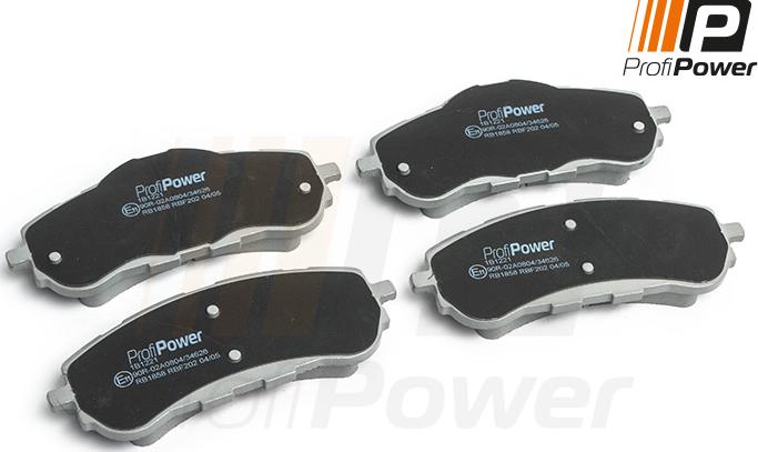 ProfiPower 1B1221 - Brake Pad Set, disc brake onlydrive.pro