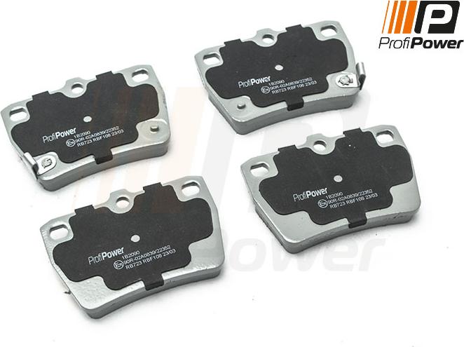 ProfiPower 1B2090 - Brake Pad Set, disc brake onlydrive.pro