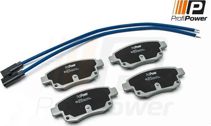 ProfiPower 1B2046 - Brake Pad Set, disc brake onlydrive.pro