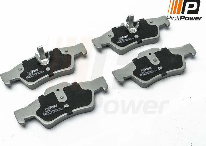 ProfiPower 1B2041 - Brake Pad Set, disc brake onlydrive.pro