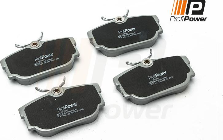 ProfiPower 1B2048 - Brake Pad Set, disc brake onlydrive.pro