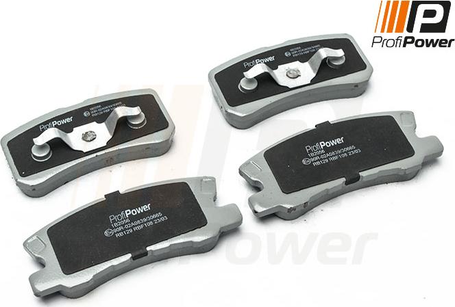 ProfiPower 1B2056 - Brake Pad Set, disc brake onlydrive.pro