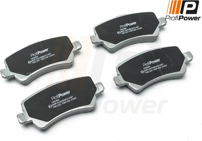 ProfiPower 1B2064 - Brake Pad Set, disc brake onlydrive.pro