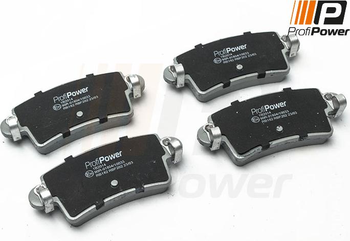 ProfiPower 1B2014 - Brake Pad Set, disc brake onlydrive.pro