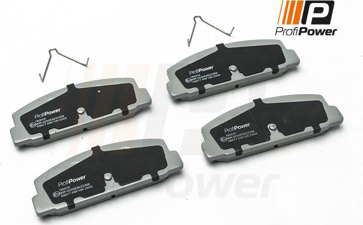 ProfiPower 1B2015 - Brake Pad Set, disc brake onlydrive.pro