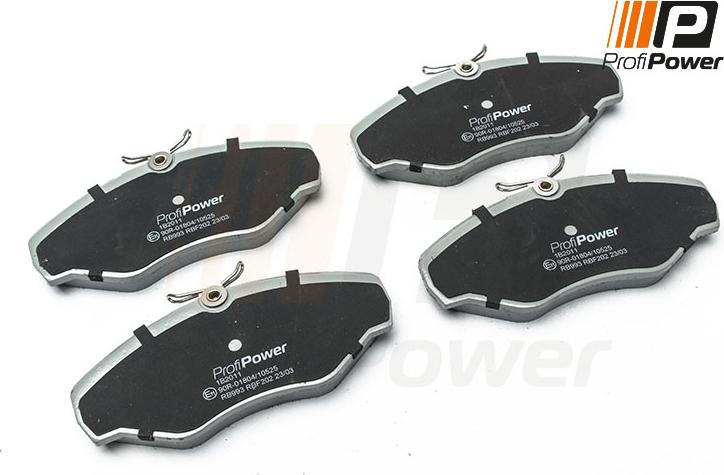 ProfiPower 1B2011 - Brake Pad Set, disc brake onlydrive.pro
